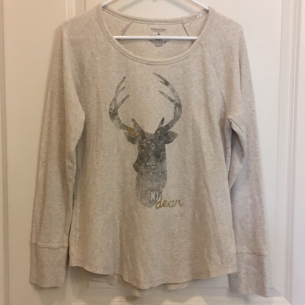Long Sleeve Winter Themed Top